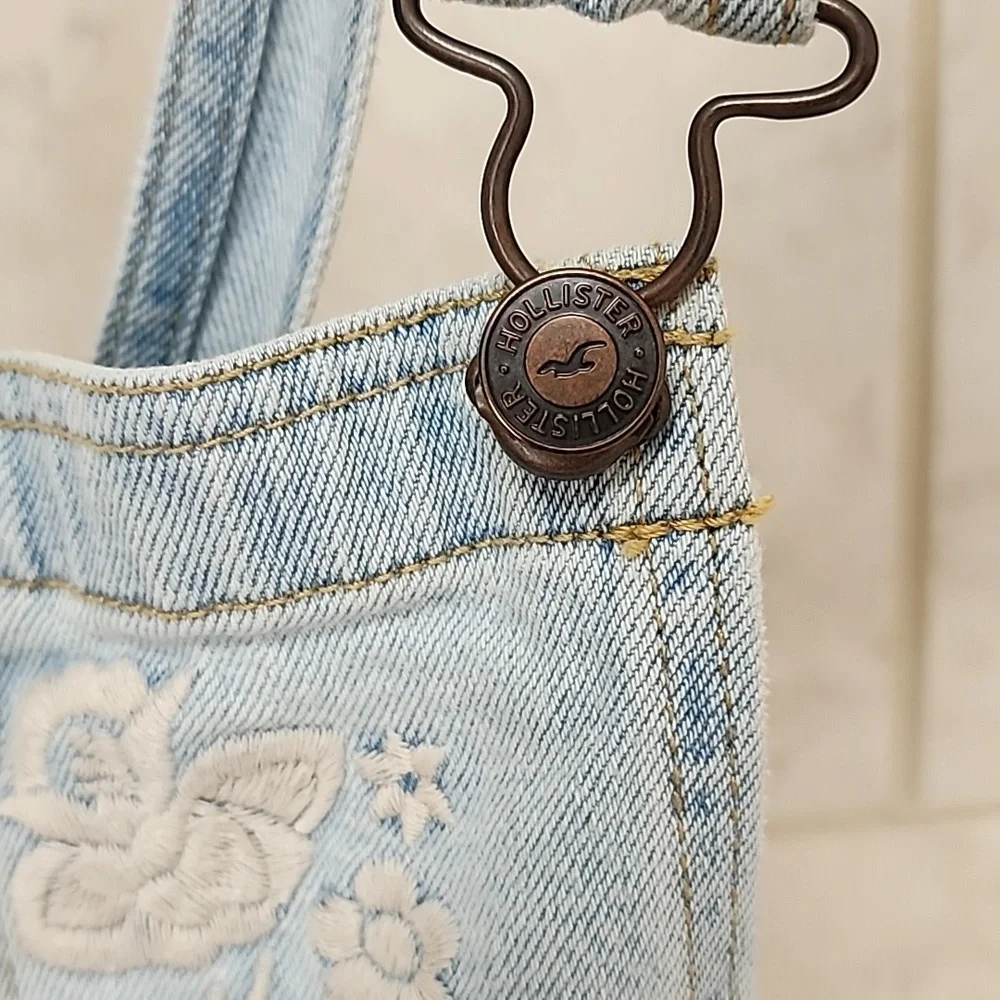 ๐ฉต๐ HOLLISTER Stretch Super Skinny Crop OVERALLS ๐๐ฉต - Picture 6 of 15